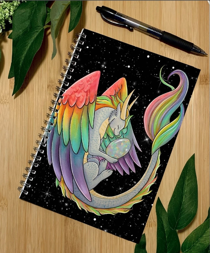 Dragon Notebook Opal Dragon Notebook – Parente Illustration