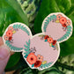 Floral Mouse Ear Sticker