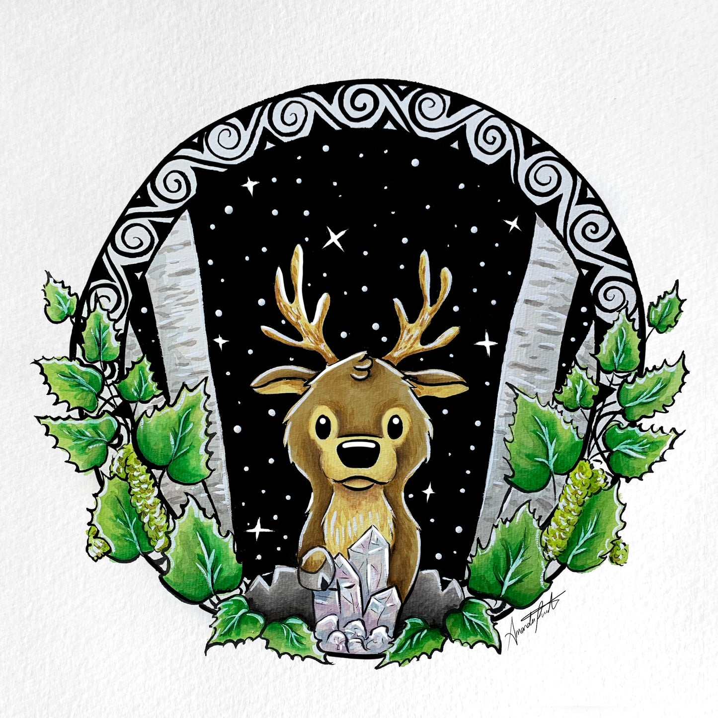 Cute Deer Print
