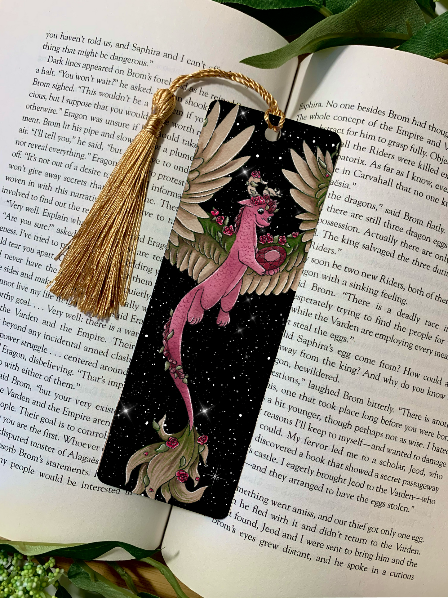 Garnet Dragon Bookmark
