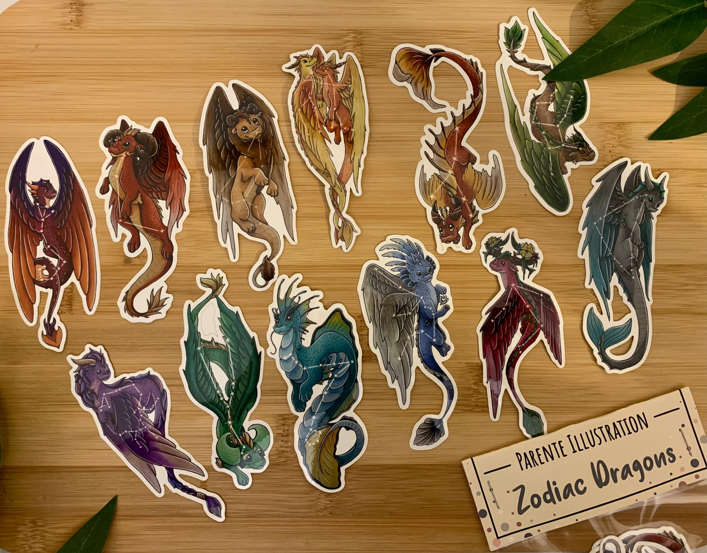 Zodiac Dragon Sticker Pack