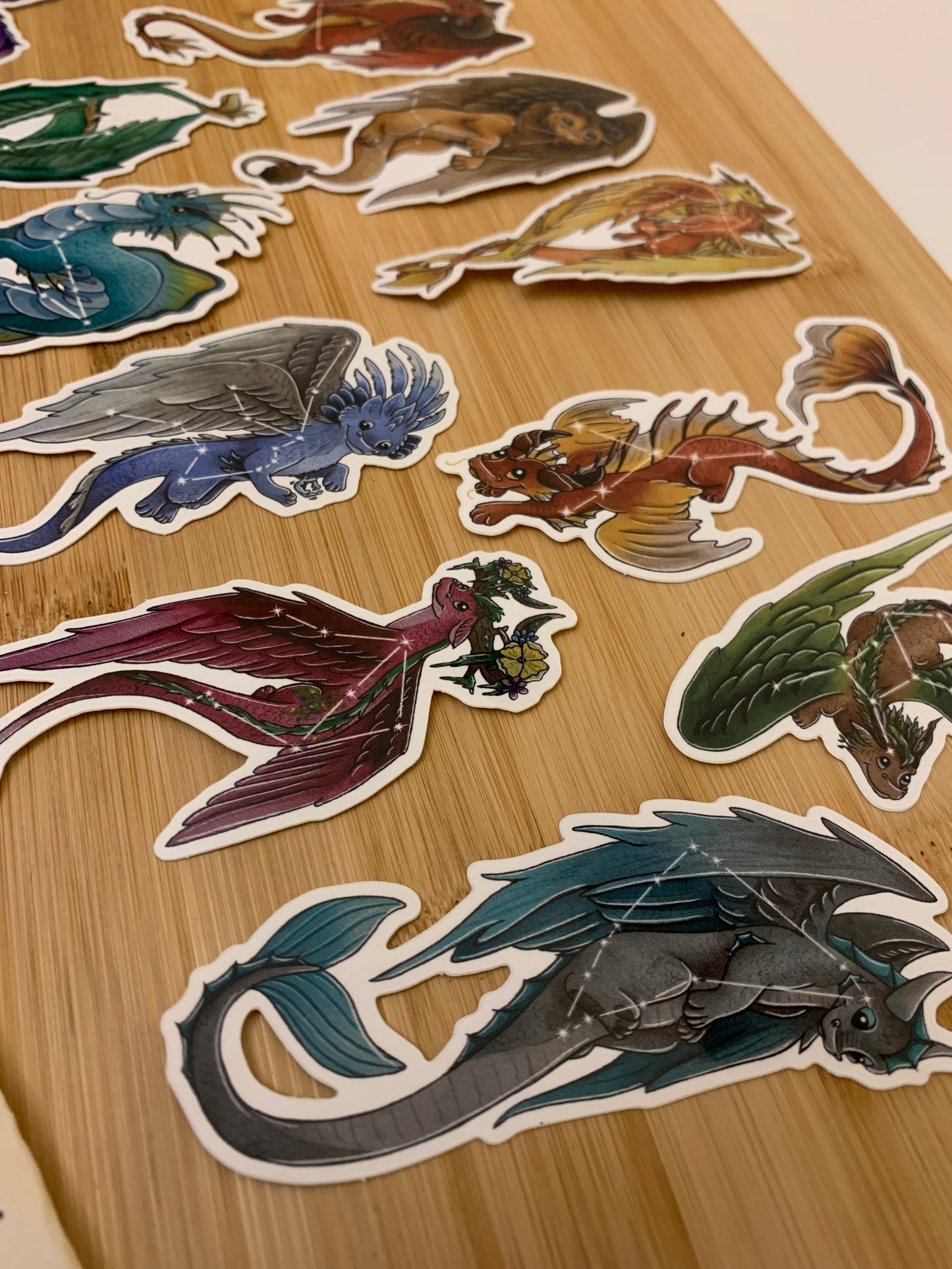 Zodiac Dragon Sticker Pack