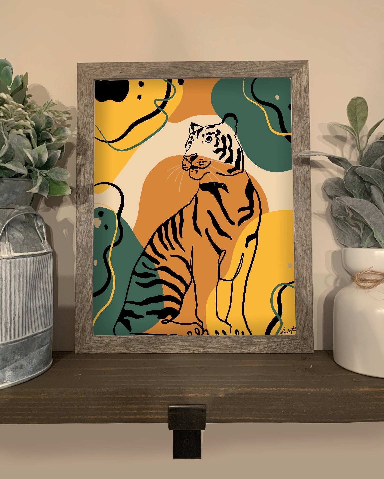 Boho Tiger Print – Parente Illustration