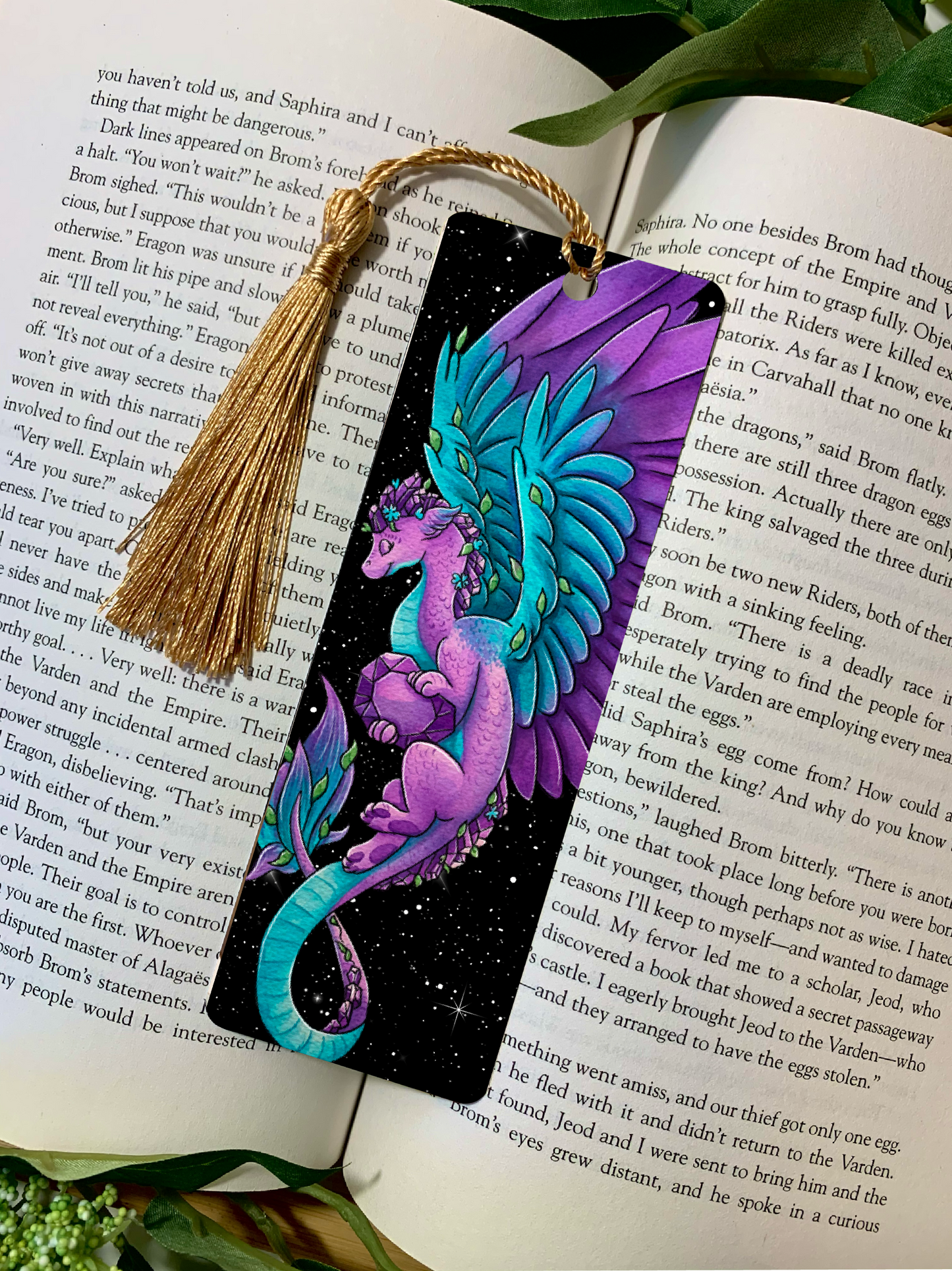Amethyst Dragon Bookmark