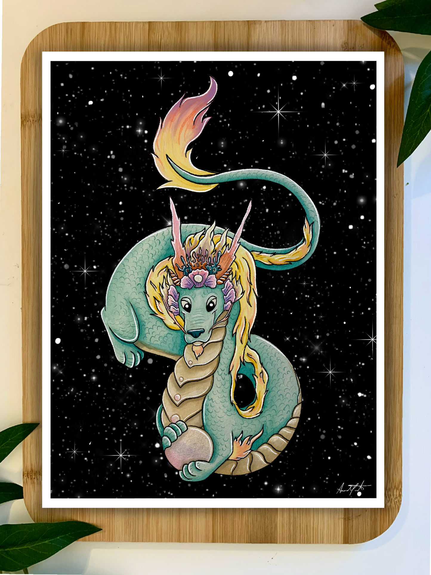 Pearl Dragon Print