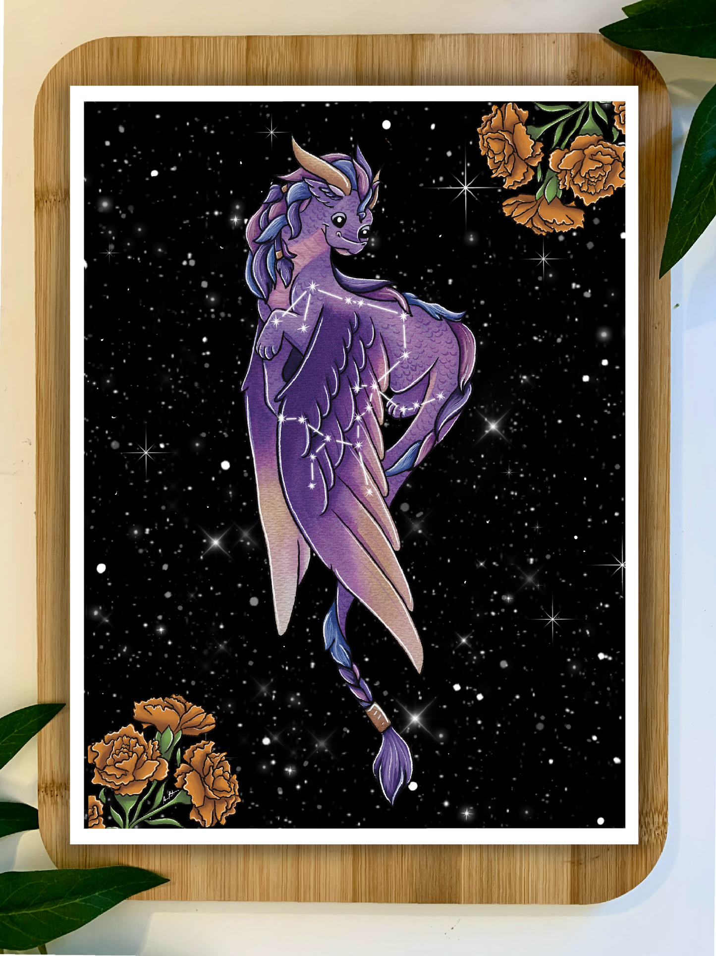 Zodiac Dragon Print: Sagittarius