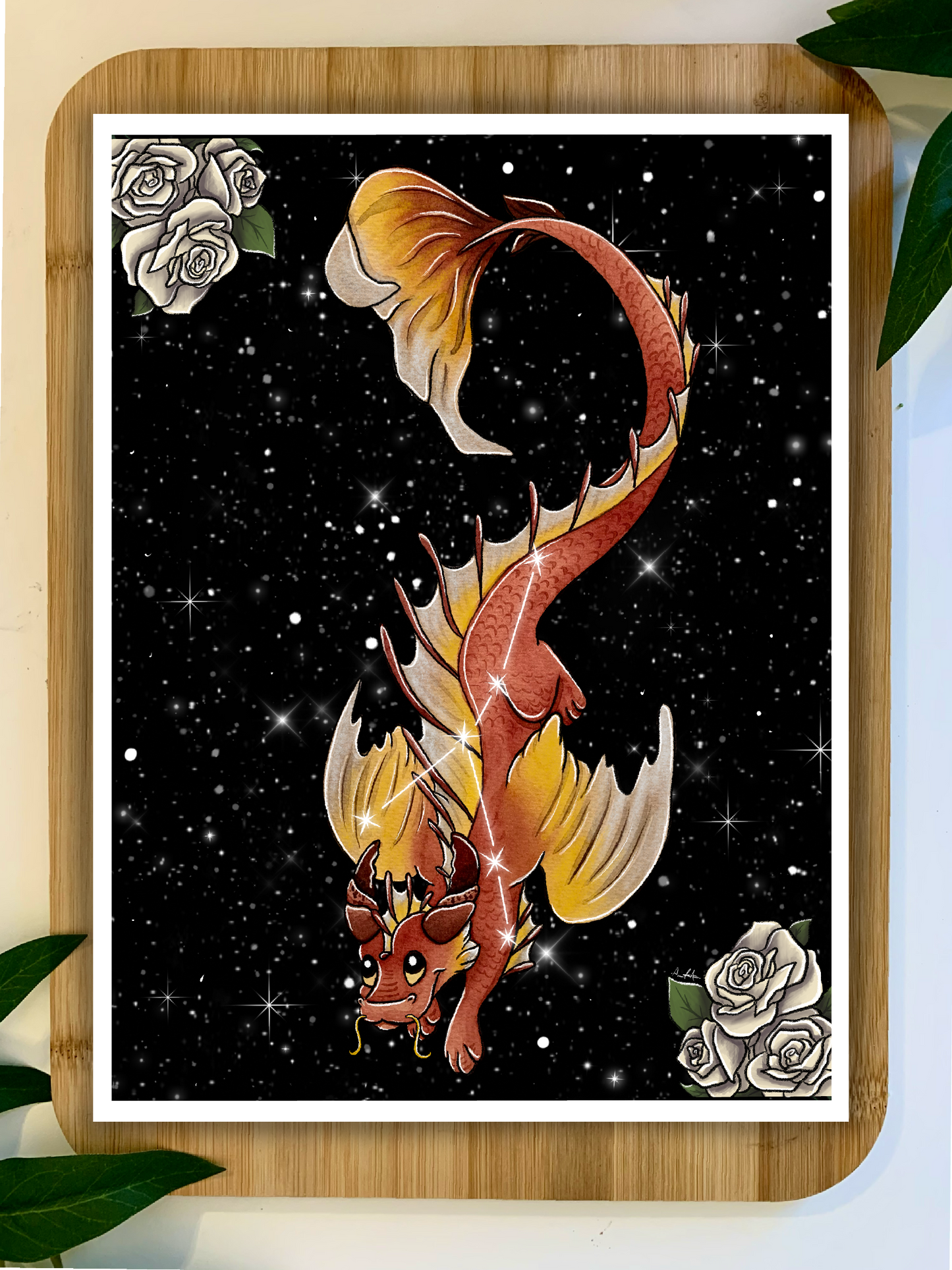 Zodiac Dragon Print: Cancer