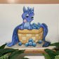 Original Painting: Blueberry Dragon