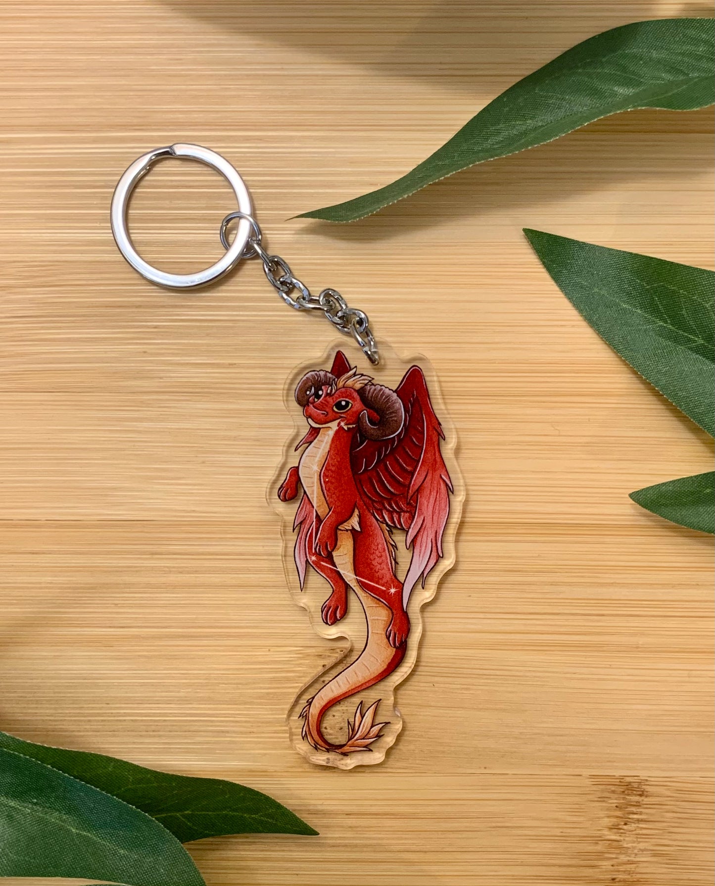 Dragon Zodiac Sign Keychain