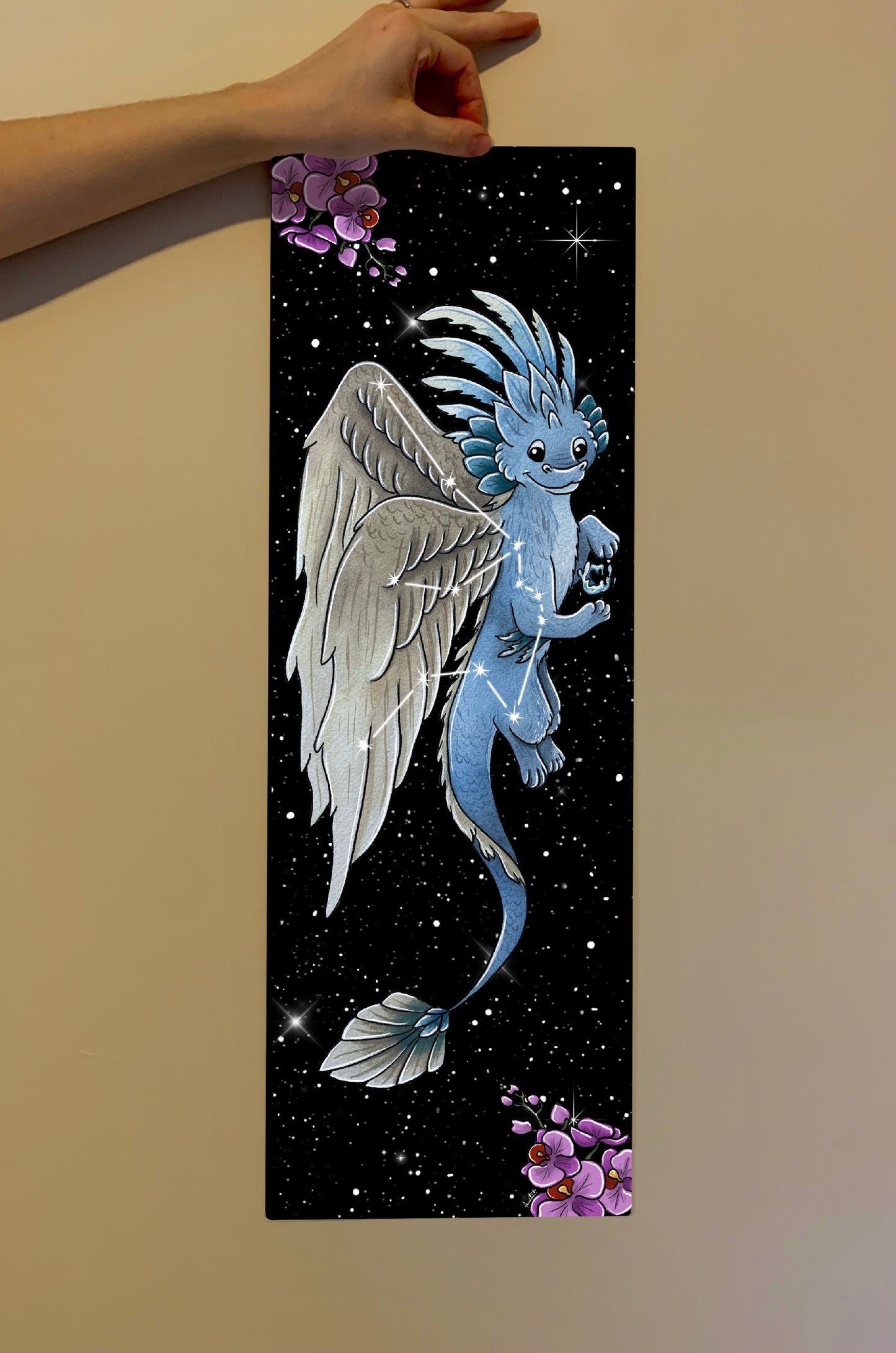 Zodiac Dragon Print: Aquarius