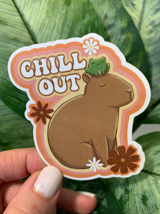 Chill Out Sticker