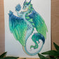 Original Painting: Aquamarine Dragon