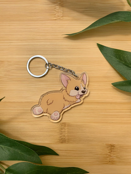 Corgi Keychain