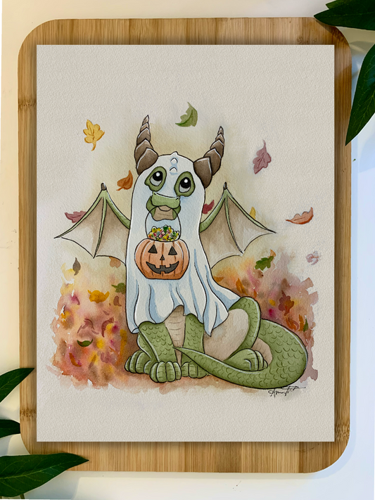 Ghost Dragon Print
